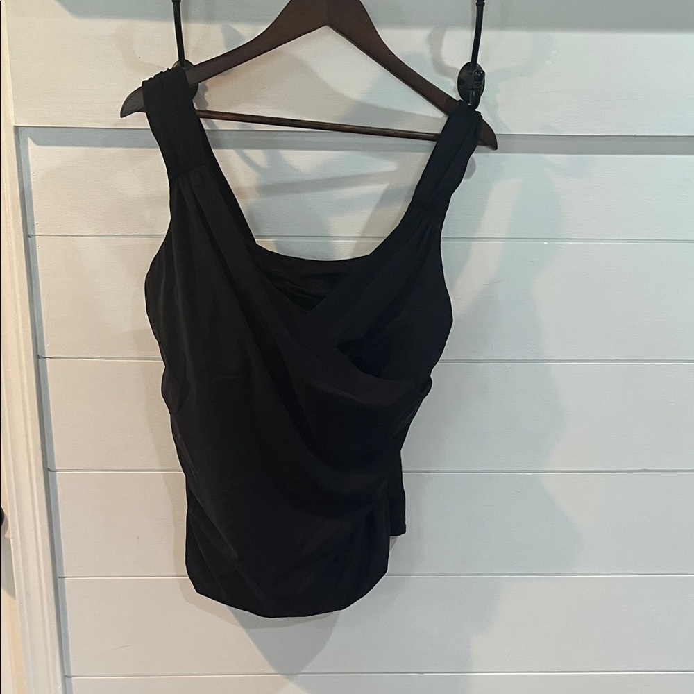 Lands' End Black Women's Swim Camisole